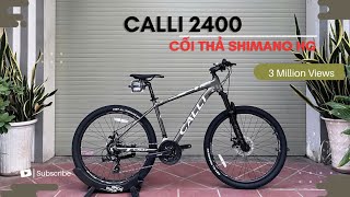 Xe Đạp Calli 2400  Rẻ Nhất Có Cối Thả Shimano HG [upl. by Anom975]