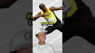 NFLs fastest 40yard dash vs Usain Bolts 40meter dash who wins shorts nfl [upl. by Enyawad]