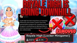 THE DOWNFALL OF ROYALE HIGH  Roblox Royale High 2024 [upl. by Pattani]