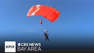 Smokejumpers hone skydiving skills at Redding training event [upl. by Secrest]