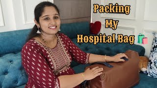 Whats in my Hospital Bag  Packing Hospital Bag for My Delivery  Kannada vlogs [upl. by Aia]