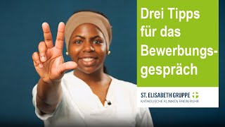 Ausbildung in der Pflege  Tipps für das Bewerbungsgespräch [upl. by Eikkin148]