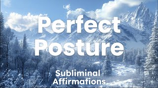 ✨Perfect Your Posture FAST💎Powerful Subliminal for Straight Confident Alignment🌟 Listen Daily [upl. by Anelac]