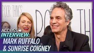 Mark Ruffalo Gushes Over Working w Emma Stone On Poor Things [upl. by Joshua]