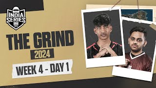 HINDI BGIS 2024  THE GRIND  Week 4 Day 1  BGMI [upl. by Tolecnal]