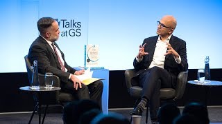 Talks at GS – Satya Nadella Hitting Refresh on the Culture of Technology [upl. by Quintus925]