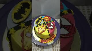 Spider man theme cake like cakedecorating shortsfeed cakedesign [upl. by Madson]