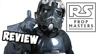 TIE Fighter Pilot Costume Review  RS Prop Masters [upl. by Aitenev631]