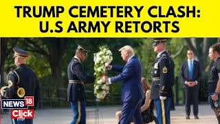 US Army Addresses Donald Trump amp Arlington Cemetery Staff Altercation Incident  Pentagon  N18G [upl. by Avi970]