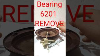 ceiling fan bearing puller 6201 or 6202 bearing remove part 2 [upl. by Waugh]