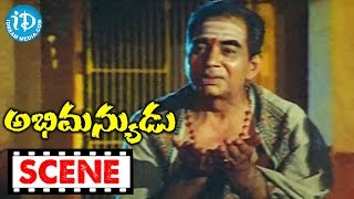 Abhimanyudu Movie Scenes  J V Somayajulu Introduction Scene  Shoban Babu Vijaya Shanthi [upl. by Naylor486]