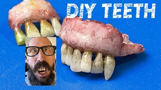 DIY Realistic Teeth Using Thermoplastic Beads  SO EASY [upl. by Adlitam]