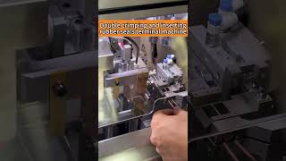 Semiautomatic Wire Stripping Rubber Seals Inserting and Crimping Machine WL3000FS  Suzhou Crown [upl. by Oscar]