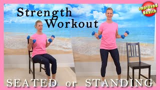 30 minute Full Body Strength Workout  Strength Training for Seniors and Beginners [upl. by Luisa351]