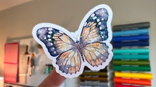 How To Make Holographic Print Then Cut Stickers [upl. by Ytineres]