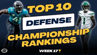 TOP 10 CHAMPIONSHIP DEFENSE STARTS for Week 17  2023 Fantasy Playoffs [upl. by Yelsna860]