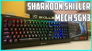 Sharkoon Skiller Mech SGK3  Teclado MECÁNICO GAMER IMPRESIONANTE  Review [upl. by Rotkiv]