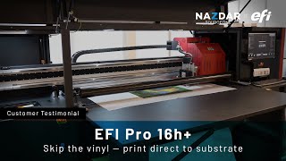 Stop Mounting Vinyl to Rigid Media Print Direct with EFI  Customer Testimonial  Nazdar SourceOne [upl. by Strohbehn]