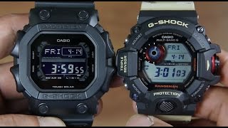 CASIO GSHOCK GX56BB1 VS GSHOCK RANGEMAN GW9400DCJ1 [upl. by Rexana54]