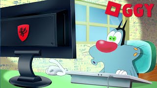 Oggy and the Cockroaches  THE GAMER S04E32 CARTOON  New Episodes in HD [upl. by Namreg223]