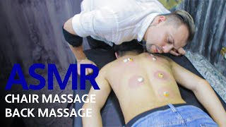 ASMR  Sleep Massage and Asmr Back Massage on Chair and Table [upl. by Eseret]