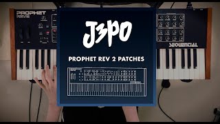 J3PO Prophet Rev 2 Patches  Official Sounds Demo [upl. by Mun]