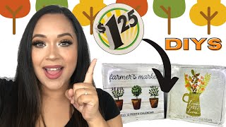 🍁Genius ways to use Dollar Tree calendar  fall diys 2022 [upl. by Adnilg]