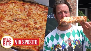 Barstool Pizza Review  Via Sposito Old Bridge NJ [upl. by Norraf]