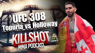 UFC 308 KILLSHOT MMA PODCAST 🎯 DRAFTKINGS STRATEGY [upl. by Allesor]