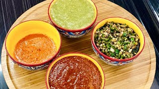 4 Recetas de salsas Mexicanas [upl. by Accber]