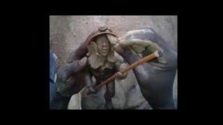 technique fabrication statue en bronze à la cire perdue G78 Derme Issa [upl. by Aniv951]