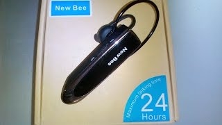 Nee Bee B41 In Ear Bluetooth Headset [upl. by Westberg892]