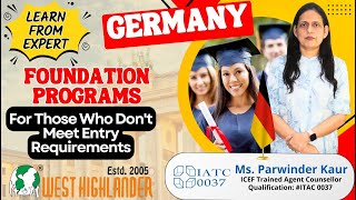 Germany Foundation Programs for Those Who Dont Meet Entry Requirements [upl. by Naic]