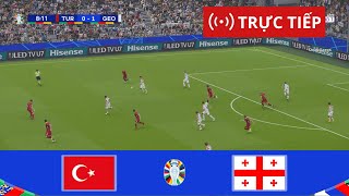 Thổ Nhĩ Kỳ 31 Georgia  UEFA Euro 2024  PES 2021 [upl. by Esiuolyram]