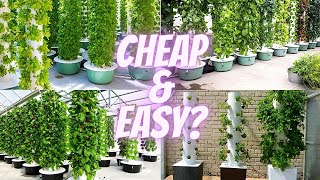 Can We Make an Affordable Easy DIY Hydroponic Grow Tower [upl. by Kristopher]