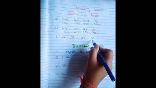 Ascending order and descending order how to learn easily and quickly speaking english [upl. by Merell]