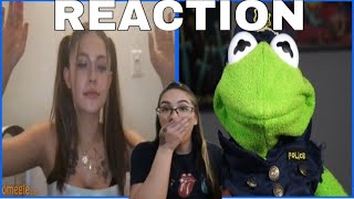 Kermits arrestin baddies on Omegle REACTION [upl. by Asilegna]