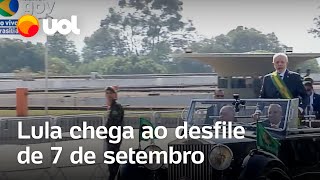 7 de setembro em Brasília Lula chega ao desfile sem a primeiradama Janja [upl. by Buote]