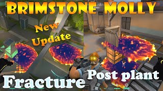 Top 15 New Fracture Brimstone Post Plant Lineups  Brimstone Lineups Fracture Valorant Tips amp Tricks [upl. by Ecyrb]