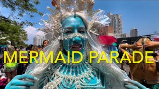 Mermaid Parade Video 2  Coney Island Boardwalk  Brooklyn New York City  June 22 2024 [upl. by Willey]