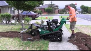 HIRE TRACK TRENCHER 16HP 600mm 24quot [upl. by Reemas537]