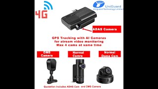 ADAS and DMS 4G LTE Dash Cam Installation and Test VT03 [upl. by Yehc]