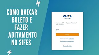 como baixar boleto do fies e fazer o aditamento fies2021 [upl. by Enialehs]