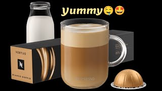 Bianco Doppio Nespresso Vertuo  Barista Creations Coffee Review😮‍💨 [upl. by Eenad87]