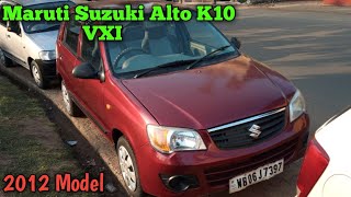 Maruti Suzuki Alto K10 Vxi 2012 model full detailed review [upl. by Heidi]