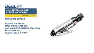 Low Speed Air Tire Buffer  4000BPM [upl. by Ihteerp]