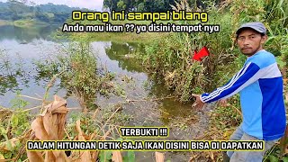 Patut di perhitungkan orang ini  Terbukti dalam hitungan detik saja ikan nila bisa didapatkan [upl. by Drageruaeb]