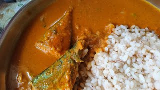 Bangude kajipu mackerel fish curry Mangalorean style  Oil free curry [upl. by Magocsi]