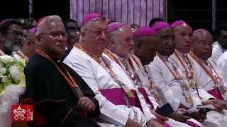 Port Moresby Meeting with Bishops of PNG and Solomon Islands Priests Consecrated Catechists7092024 [upl. by Eidod]