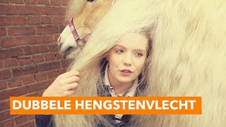 Dubbele hengstenvlecht  PaardenpraatTV [upl. by Atsylac]